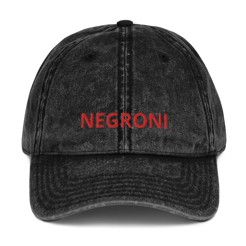 Negroni - Vintage Cap (Embroidered)